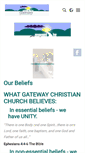 Mobile Screenshot of gatewaychristianchurch.net
