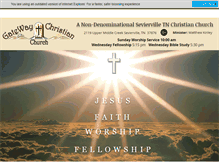 Tablet Screenshot of gatewaychristianchurch.org